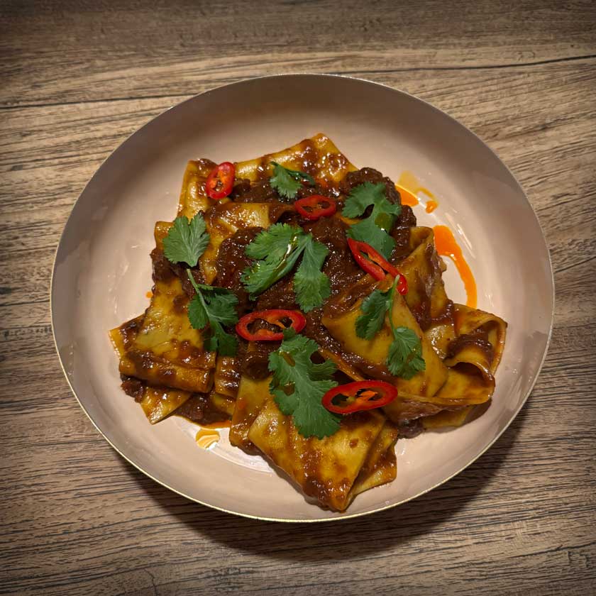killbillbao · Aubergi-Nii · Smoked Eggplant Sauce mit Pasta